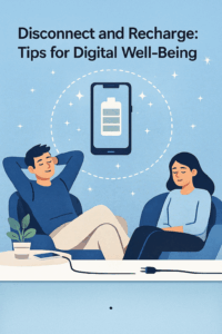 Disconnect and Recharge: Tips for Digital Well-Being
